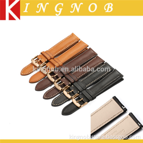 2016 Hot selling Watch Band With Rose gold pin buckle and quick release Replacement Watch Strap For any suitable watches